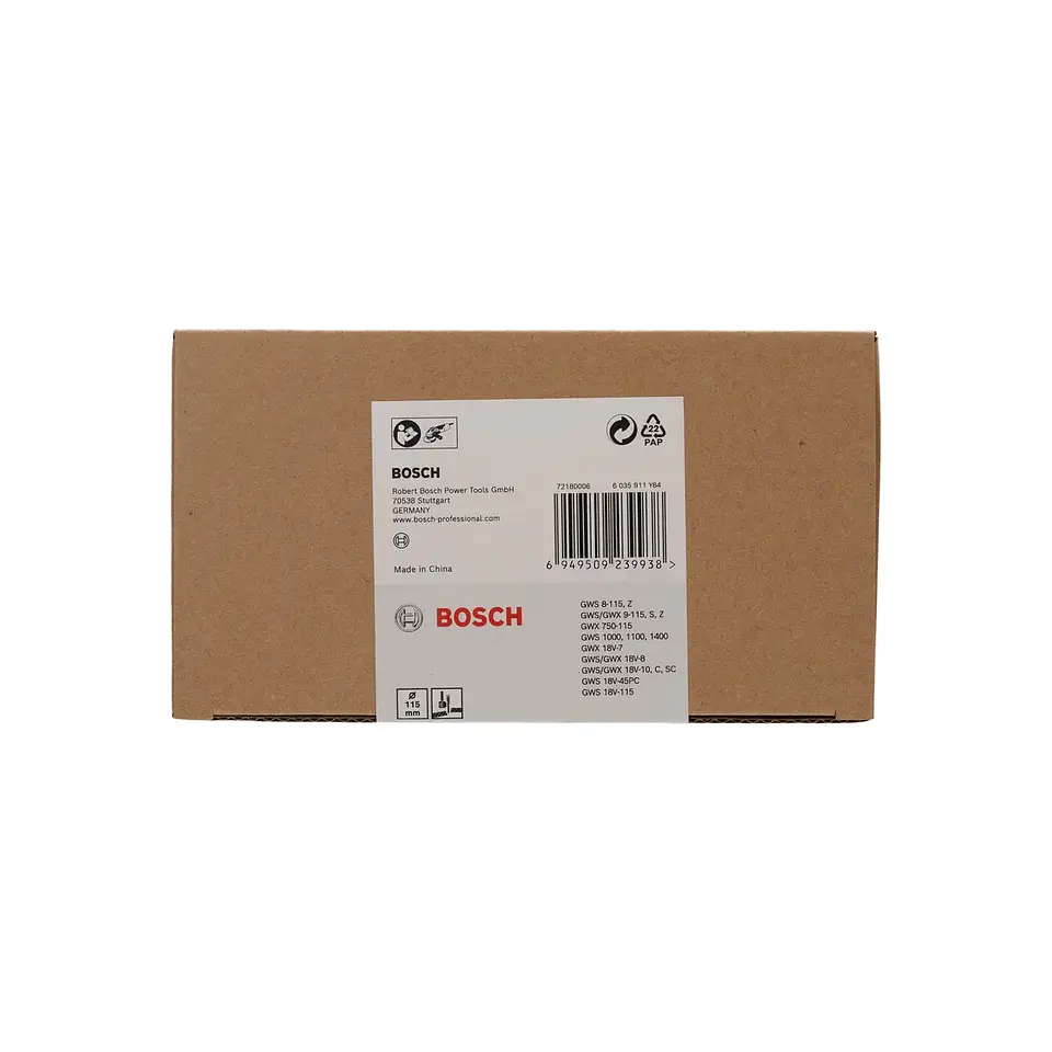 Resguardos combinados de proteção para corte, plástico com clipe de fixação 115 mm BOSCH  2