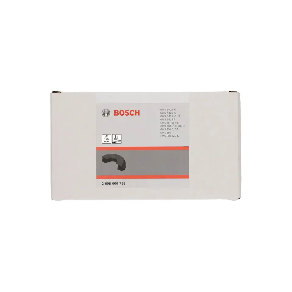 Resguardos combinados de proteção para corte, plástico com clipe de fixação 125 mm BOSCH 2