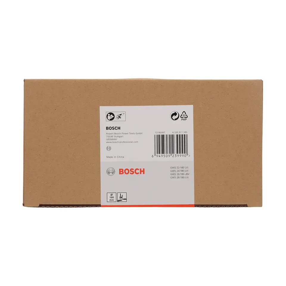 Resguardo combinados de proteção para corte, metal, sem chave de 180 mm BOSCH  3