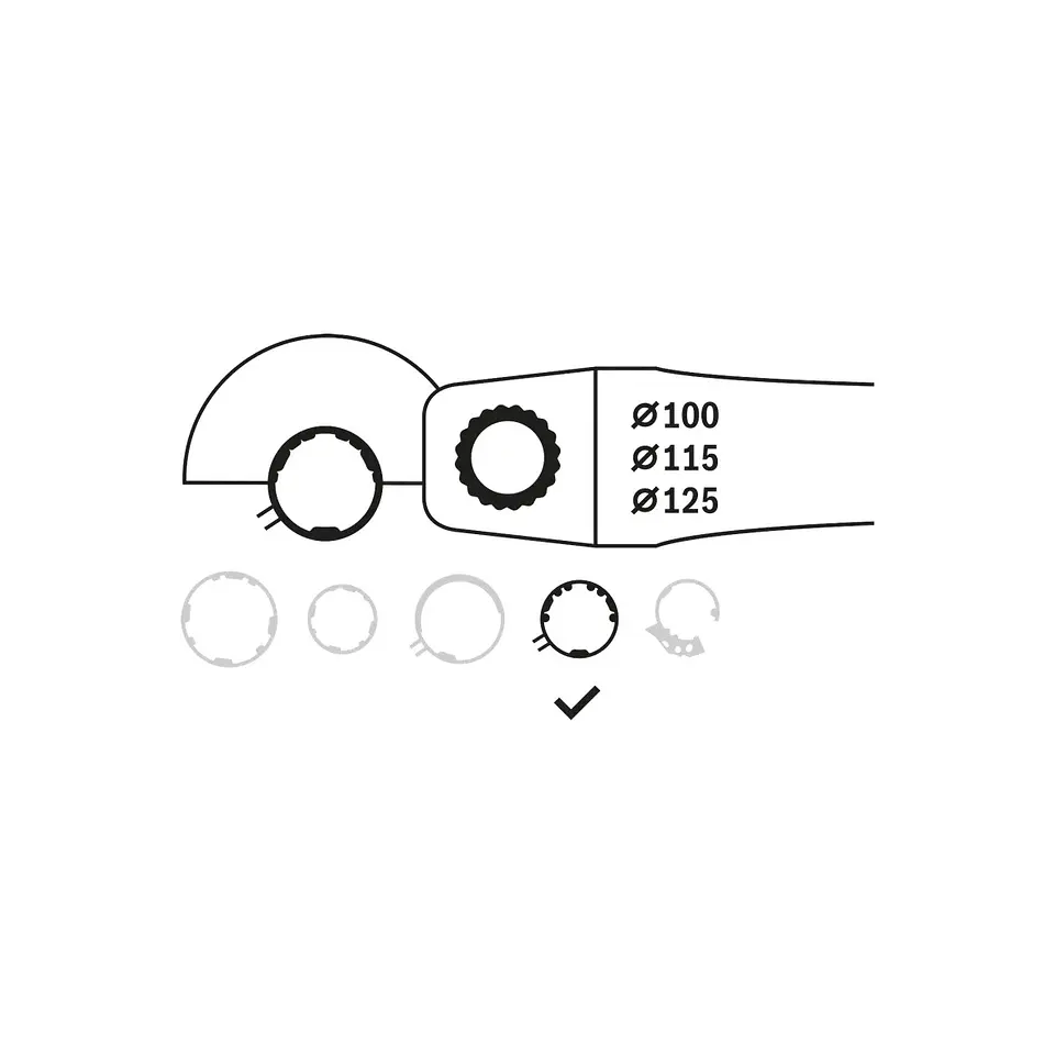 Tampas de proteção sem cobertura lateral para lixar BOSCH  2