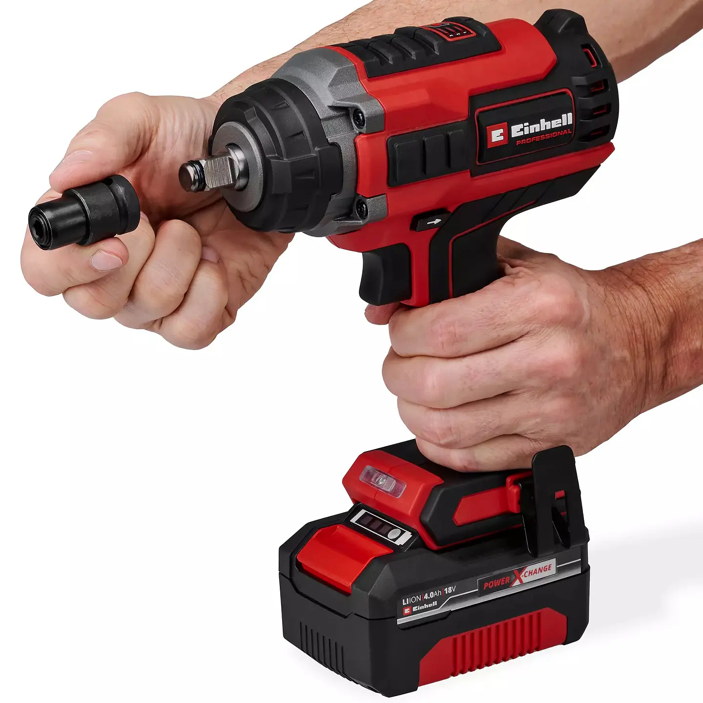 Aparafusadora de impacto 1/2' IMPAXXO 18/450 + 1 Bateria 18V 4.0Ah PROFESSIONAL EINHELL 2