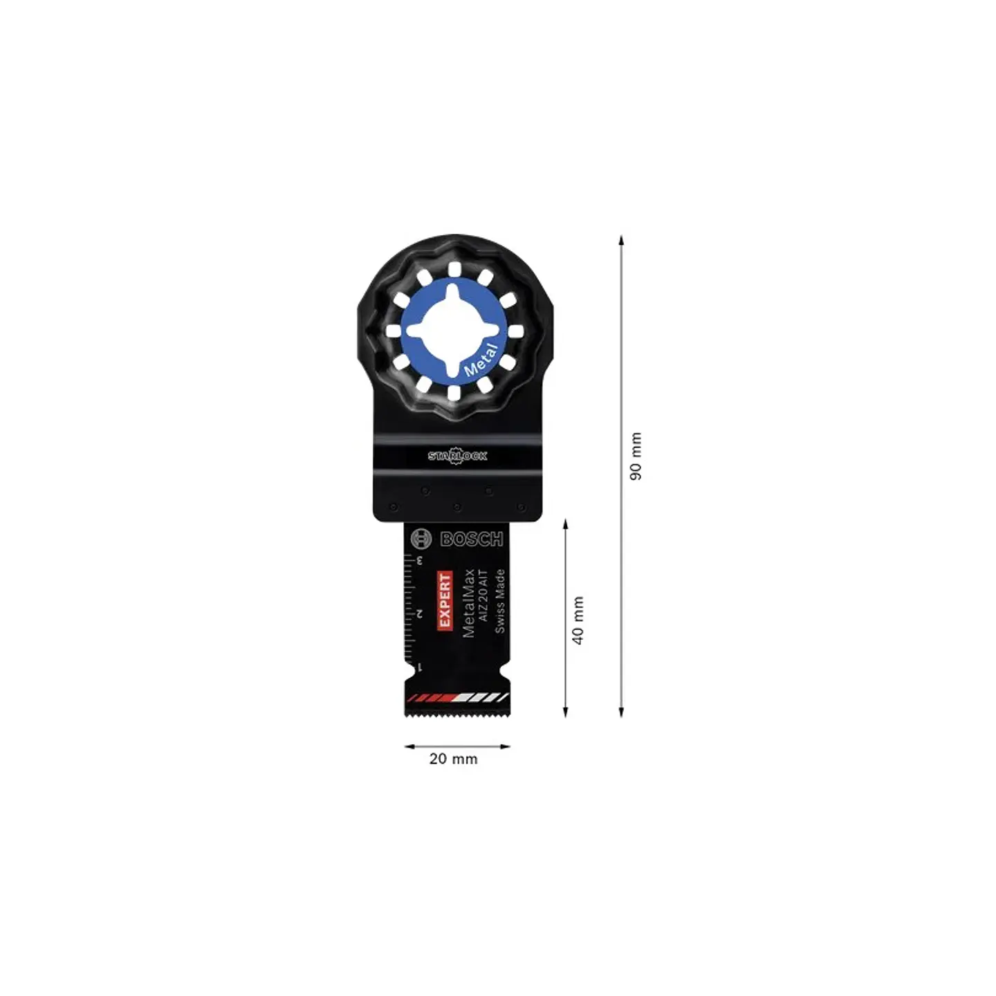 Lâmina para corte de imersão EXPERT AIZ 20 AIT MetalMax BOSCH  3