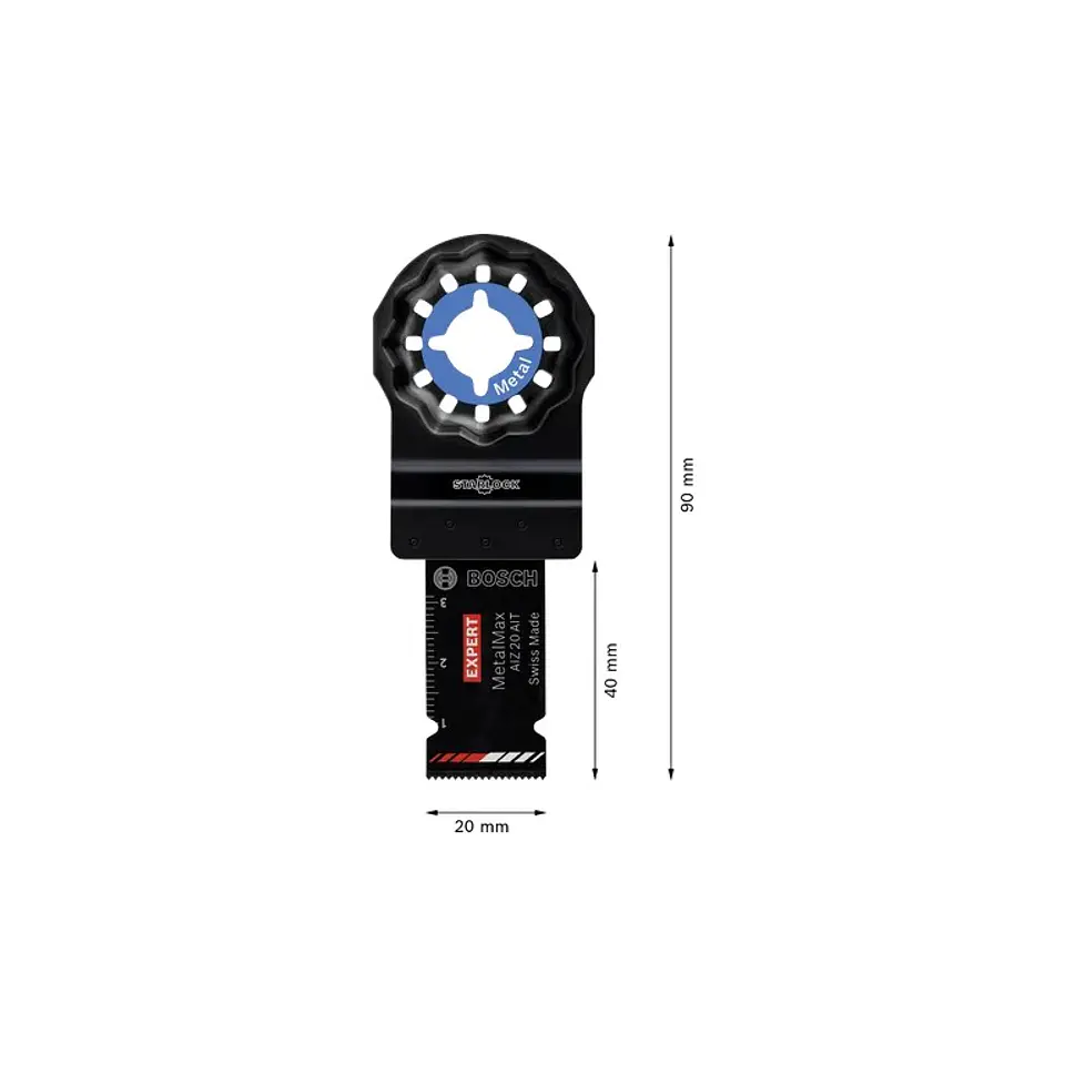 Lâmina para corte de imersão EXPERT AIZ 20 AIT MetalMax (5 unids) BOSCH 4