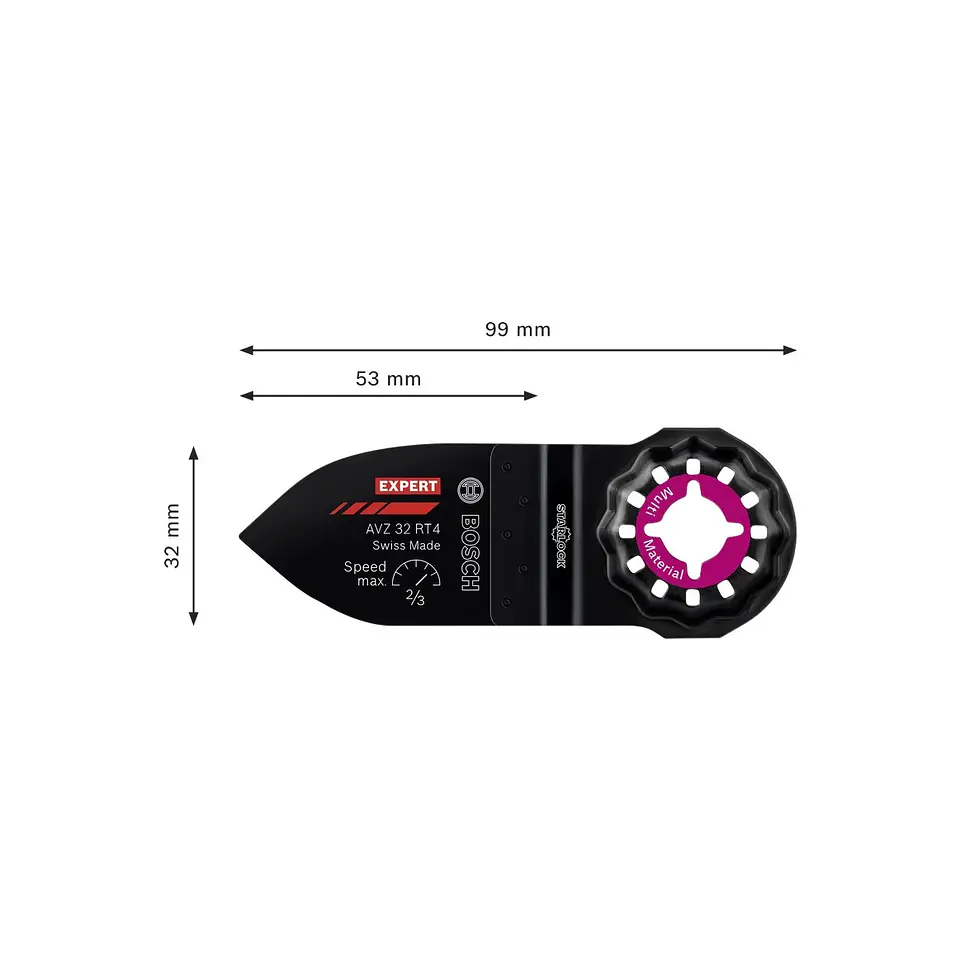 Dedo de lixar EXPERT AVZ 32 RT4 BOSCH  3