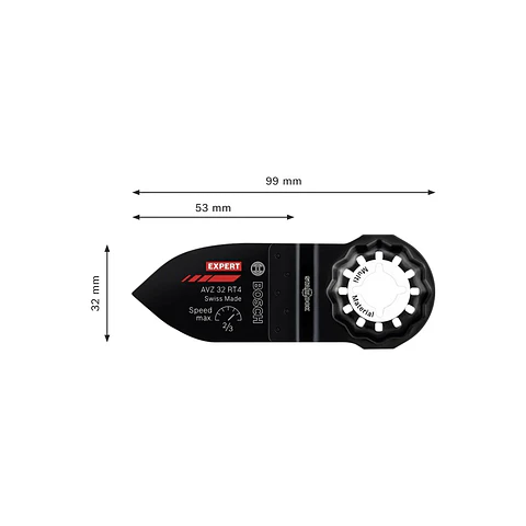 Dedo de lixar EXPERT AVZ 32 RT4 BOSCH