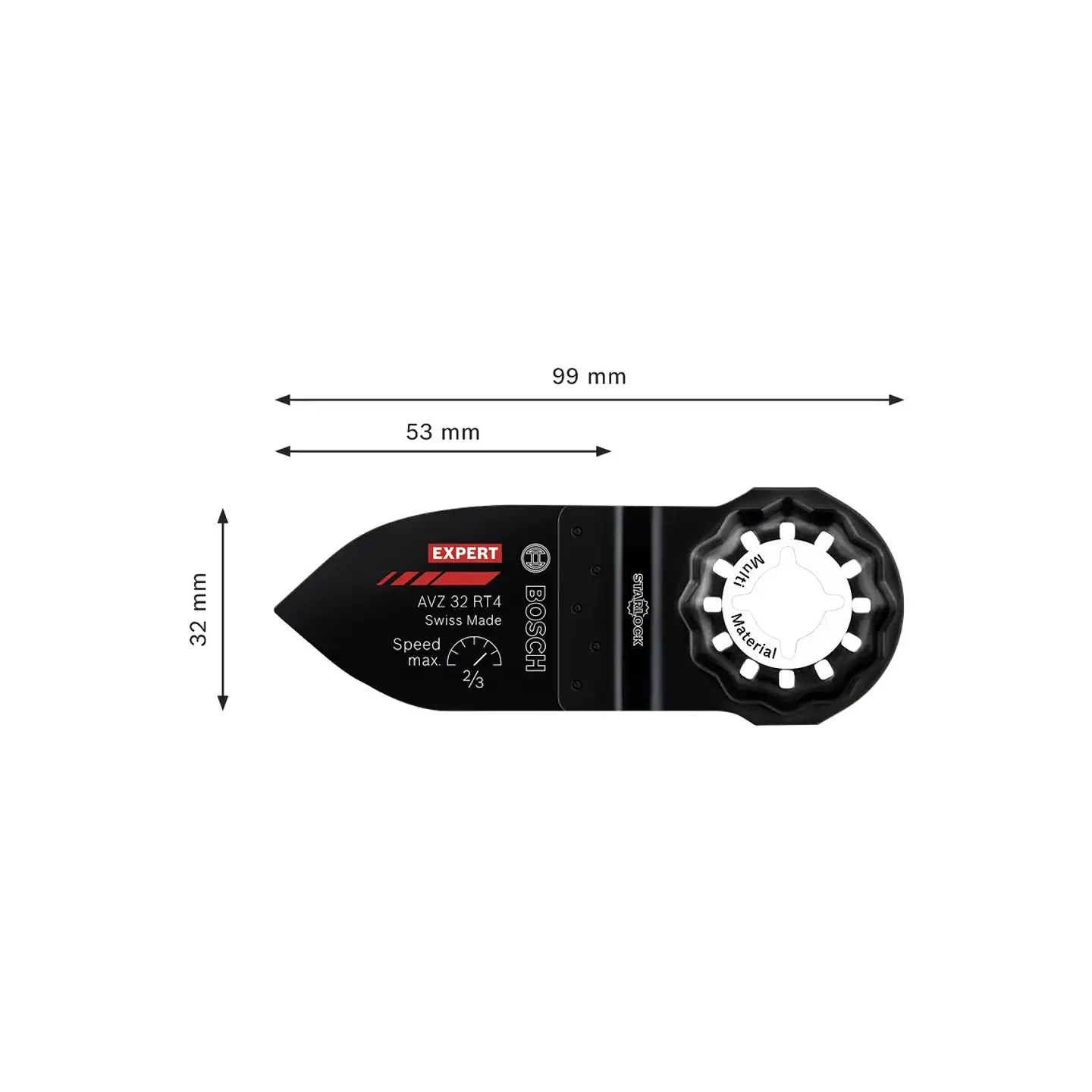 Dedo de lixar EXPERT AVZ 32 RT4 BOSCH 2