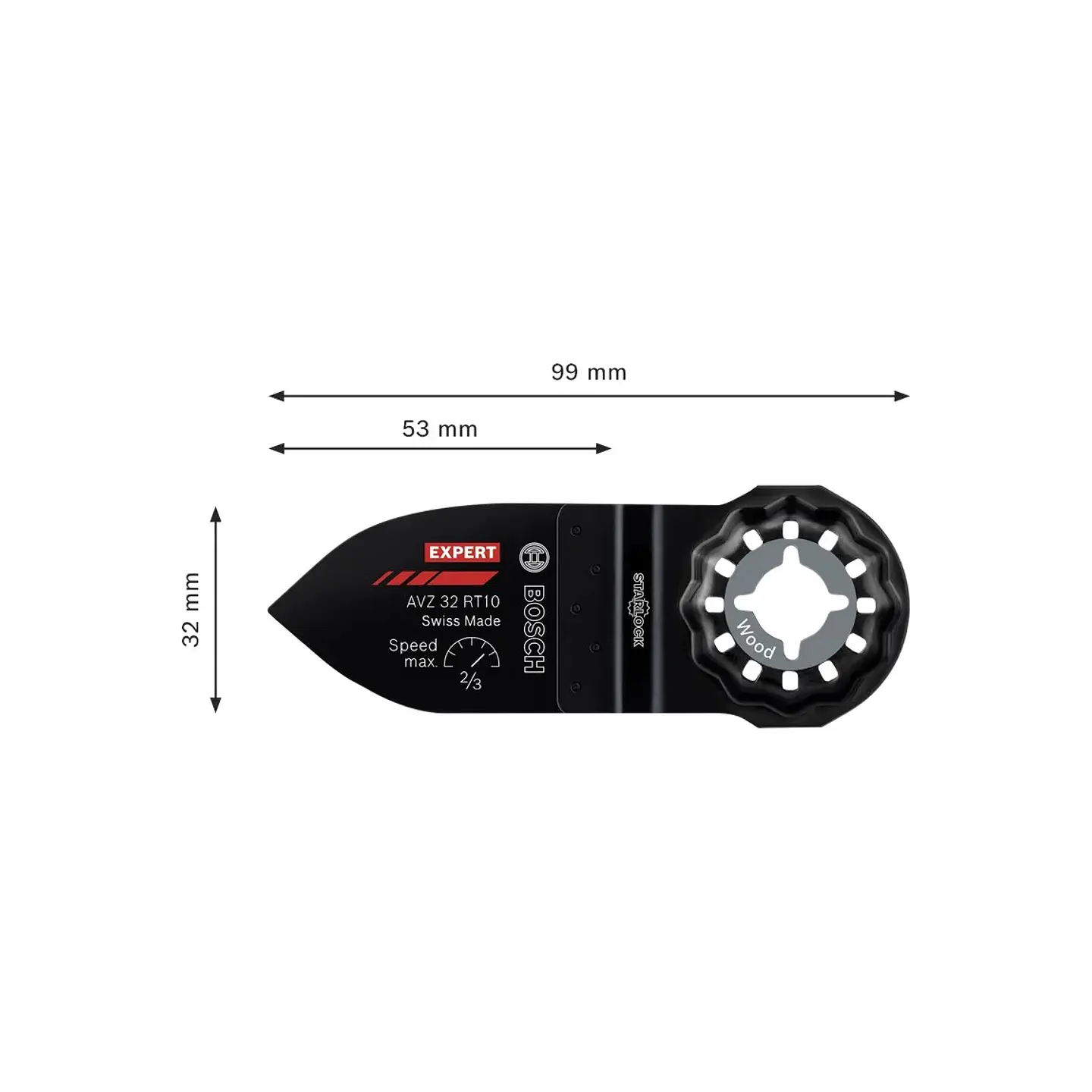 Dedo de lixar EXPERT AVZ 32 RT10 BOSCH 4