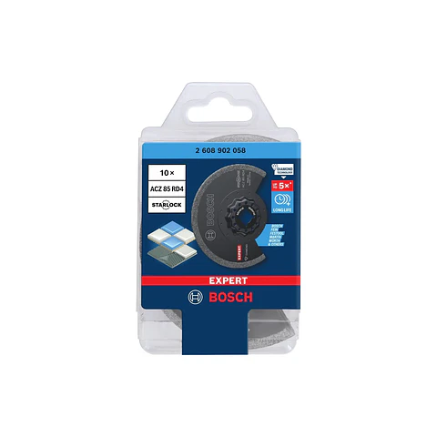 Lâmina de segmento para argamassa EXPERT ACZ 85 RD4 (10 unids) BOSCH