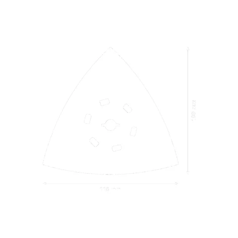 Placa de lixar EXPERT MAVZ 116 RT6 BOSCH 