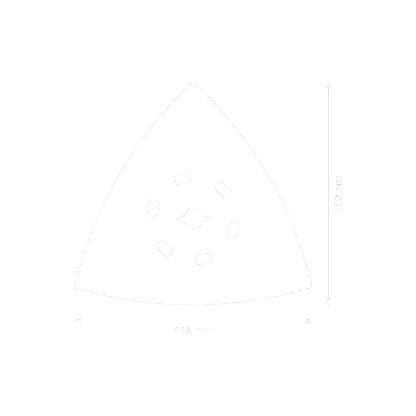 Placa de lixar EXPERT MAVZ 116 RT6 BOSCH  2