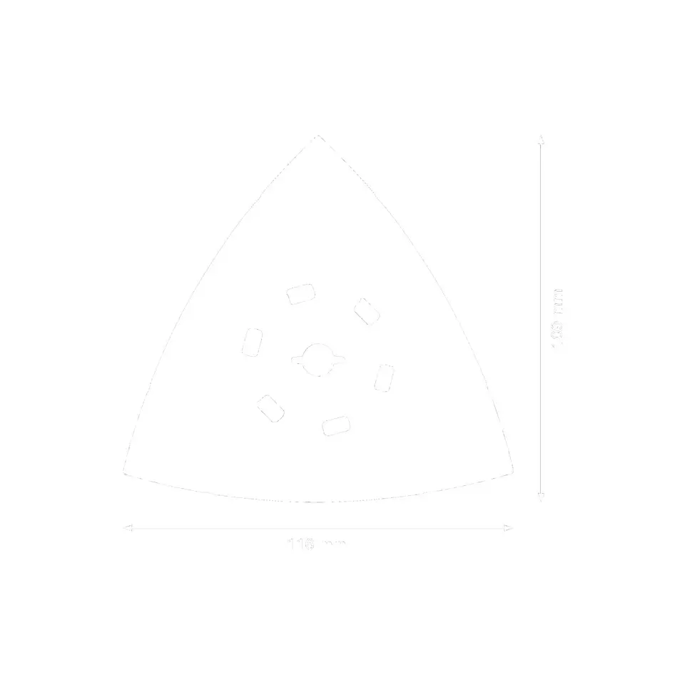 Placa de lixar EXPERT MAVZ 116 RT6 BOSCH  2