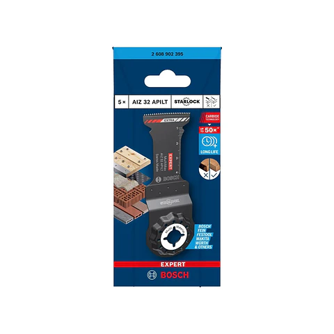 Lâmina para corte de imersão EXPERT AIZ 32 APILT MultiMax (5 unids) BOSCH