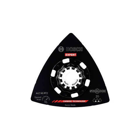 Lâmina EXPERT Sanding Plate AVZ 90 RT2 90 mm, 1 unidades BOSCH
