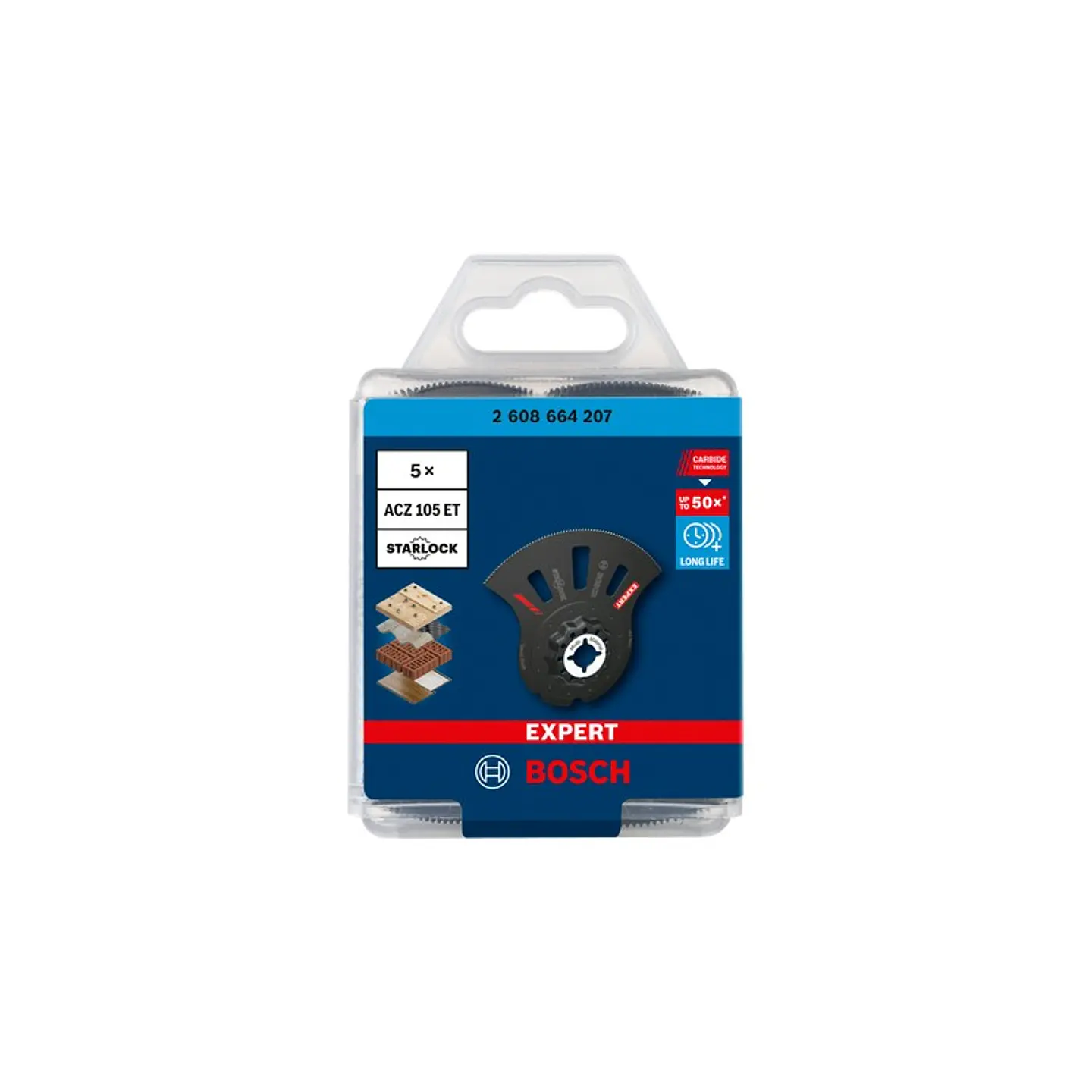 Lâmina de serra EXPERT ACZ 105 ET Multi Material (5 unids) BOSCH  2