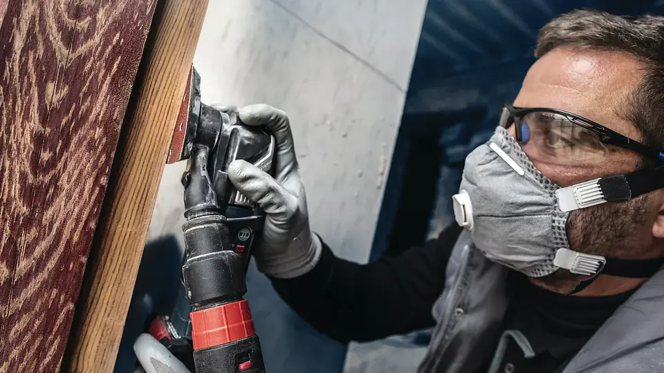 Folha de lixa PRO F460, 93 x 93 mm, G40, 5 unid. BOSCH  6