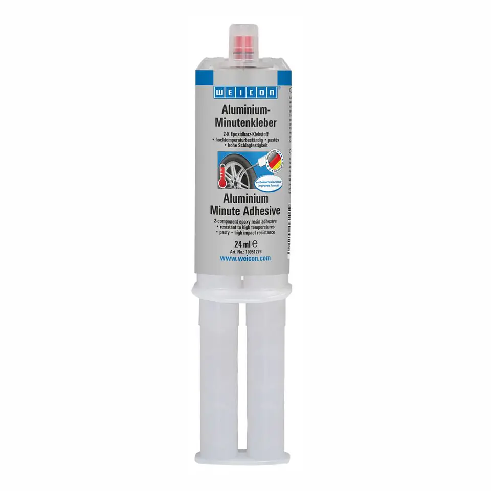 Resina/Cola Epoxy Aluminio 24ml WEICON 1