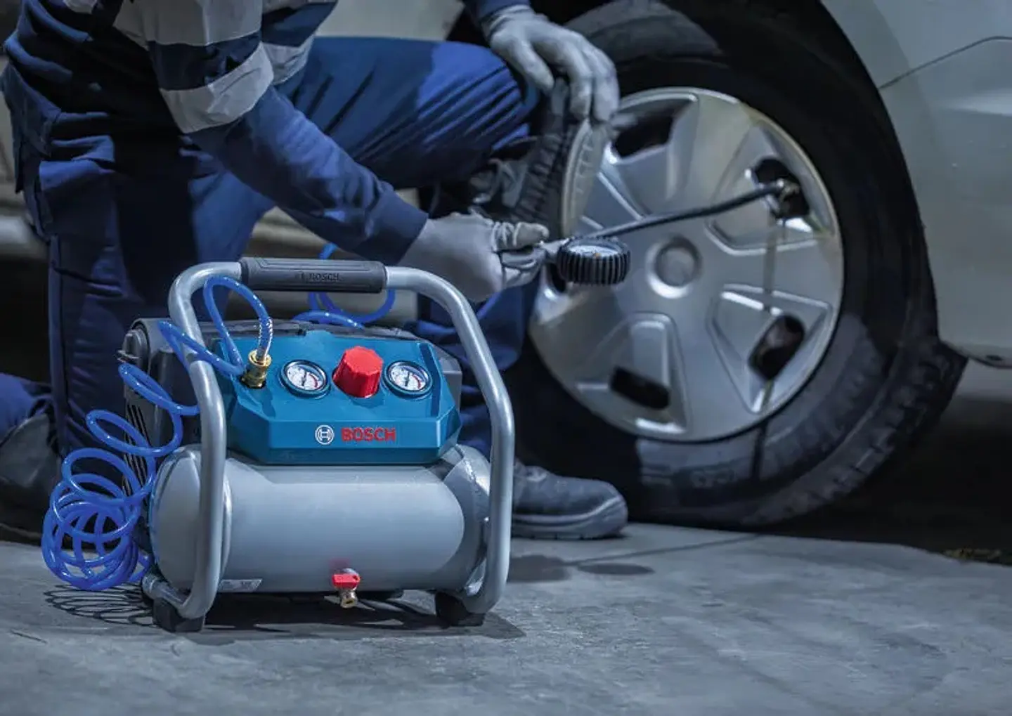 Compressor de ar sem fio GKO 18V-51 BOSCH 12