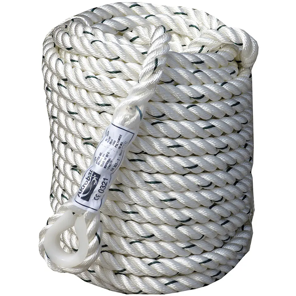 Corda de Segurança Ø16mm com 10 Mts. EN353-2 AK9410 AKROBAT 1