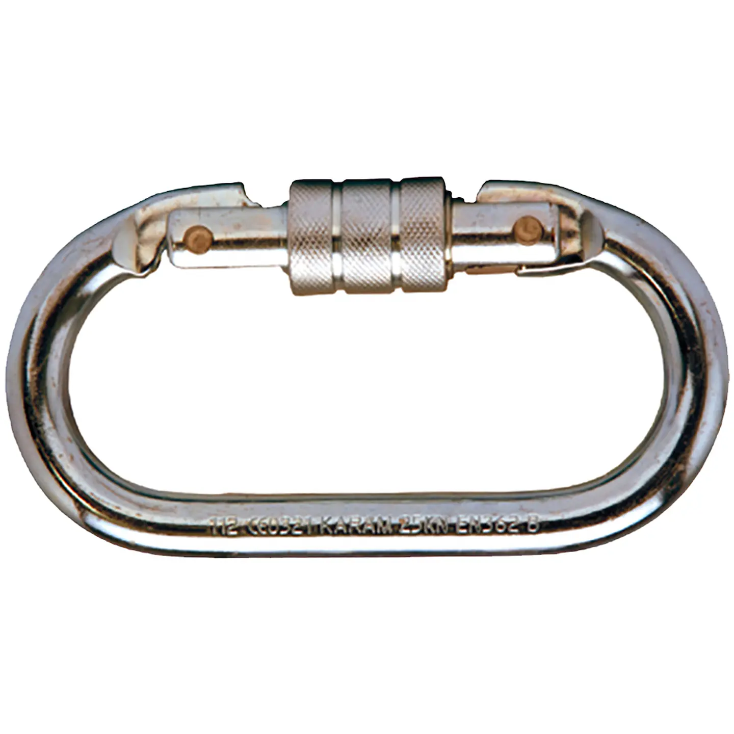 Mosquetão Aço Inoxidável com Sistema de Travamento por Rosca EN362 AK9427 AKROBAT 1
