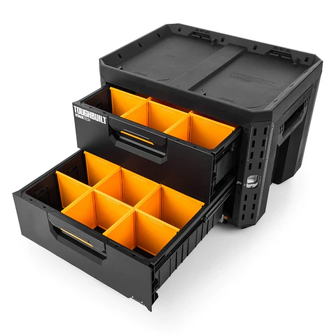 Mala com 2 gavetas TB-B1-D-72 STACKTECH TOUGHBUILT