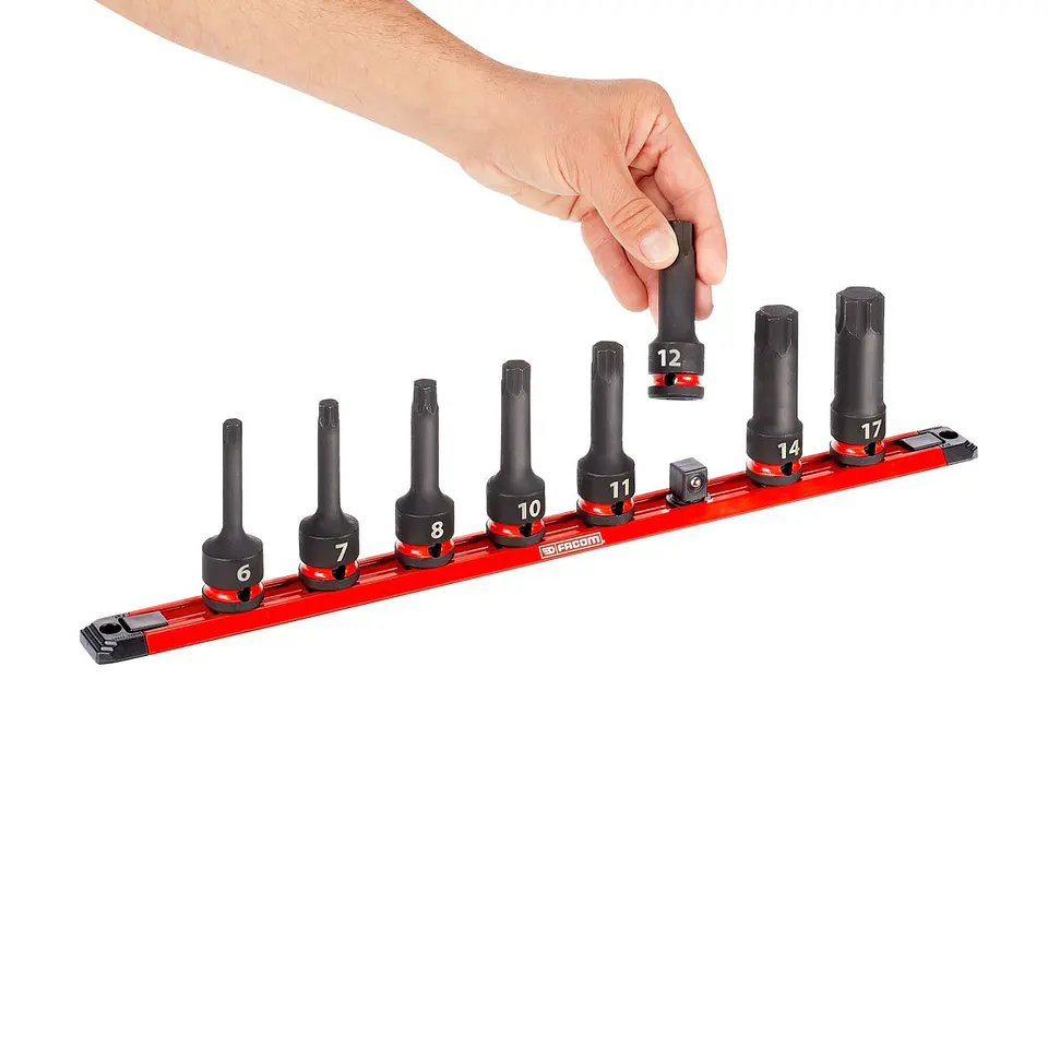 Jogo de chaves de impacto 1/2'' XZN OGV® Grip 8PCS FACOM 6