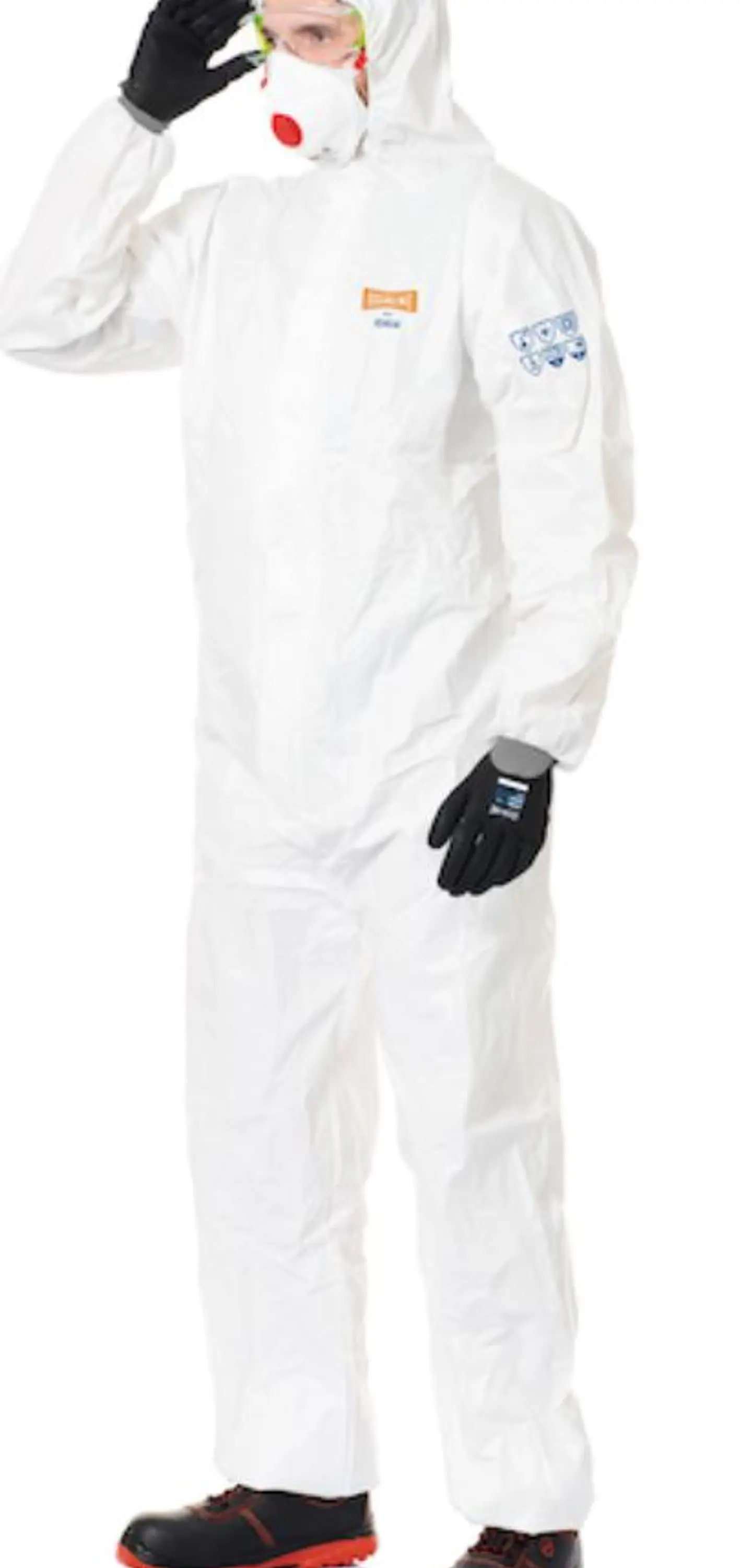 Fato de Proteção Descartável CAT.III Branco 08290 CHEM PLUS ISSALINE 1