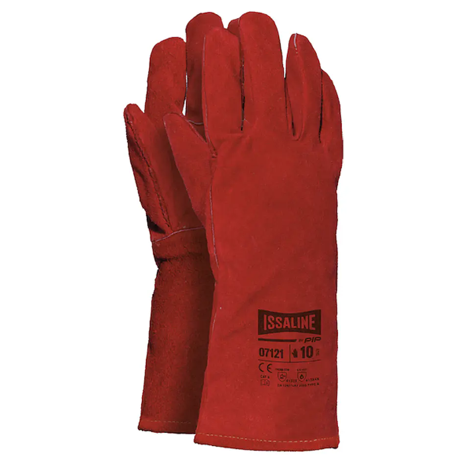 Luva de Couro para Soldador 07121 ISSALINE  1