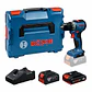 Aparafusadora sem fio PRO GSR 18V-52 + 2 Baterias 18V (1x 4.0Ah + 1x 2.0Ah) + Mala L-BOXX BOSCH - Miniatura 1