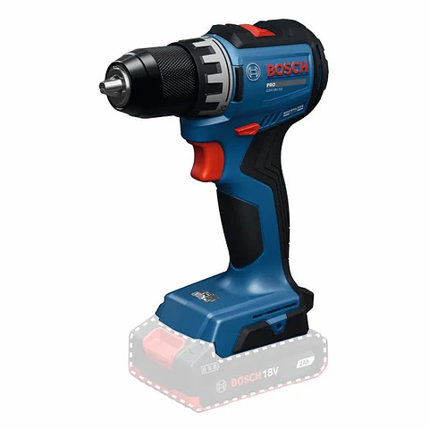 Aparafusadora sem fio PRO GSR 18V-52 + 2 Baterias 18V 2.0Ah + Mala L-Case BOSCH
