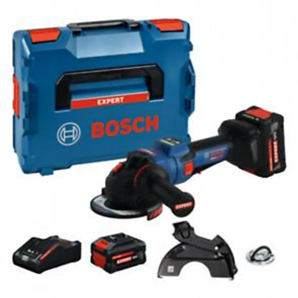 Rebarbadora sem fio EXPERT EXWS 18V-15 PS + 2 Baterias EXBA18V-80 + Mala L-BOXX BOSCH 1