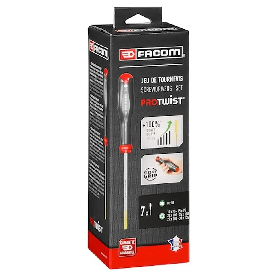 Jogo de chaves PROTWIST Resistorx 7 Peças ATXR.J7PB FACOM 2