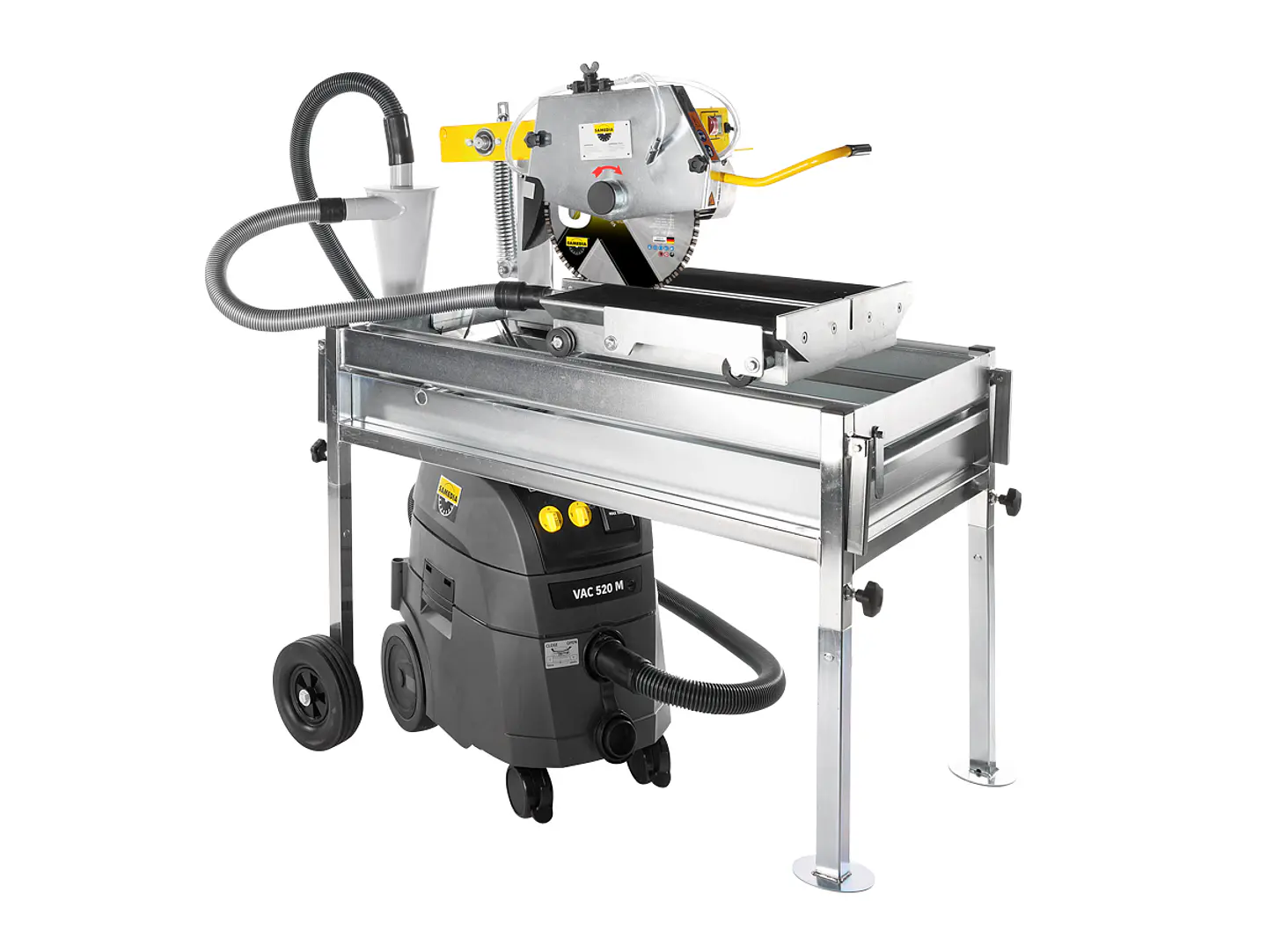 Serra Mesa de Corte a Seco ou Húmido CTS 800 AMPHIBIA ® + Aspirador VAC 520 SAMEDIA (EXCLUSIVO ONLINE)  1