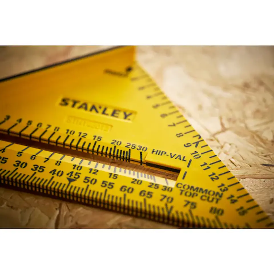 Esquadro Métrico Dupla Cor em ABS de 180mm STHT46012-0 QUICKSQUARE® STANLEY 5