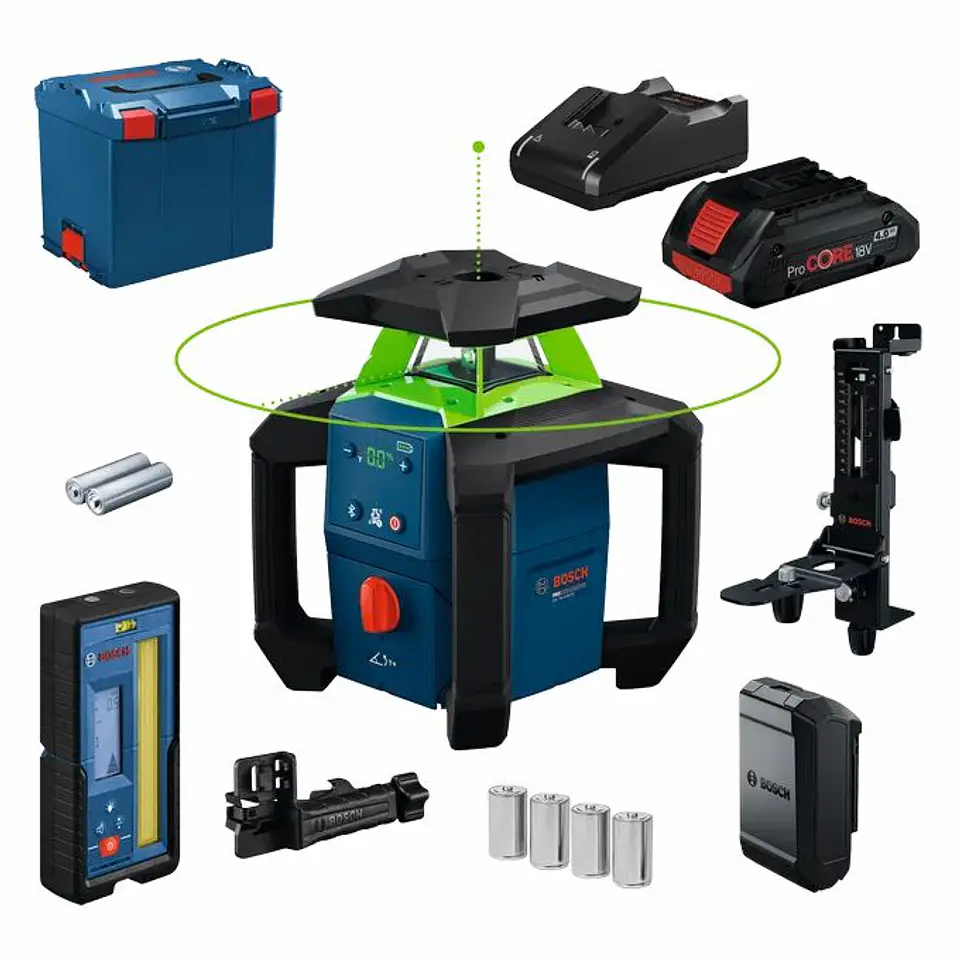 Nível Laser Rotativo PRO GRL 18V-4-34 CVG + 1 bateria ProCore + Suporte WM5 BOSCH 1