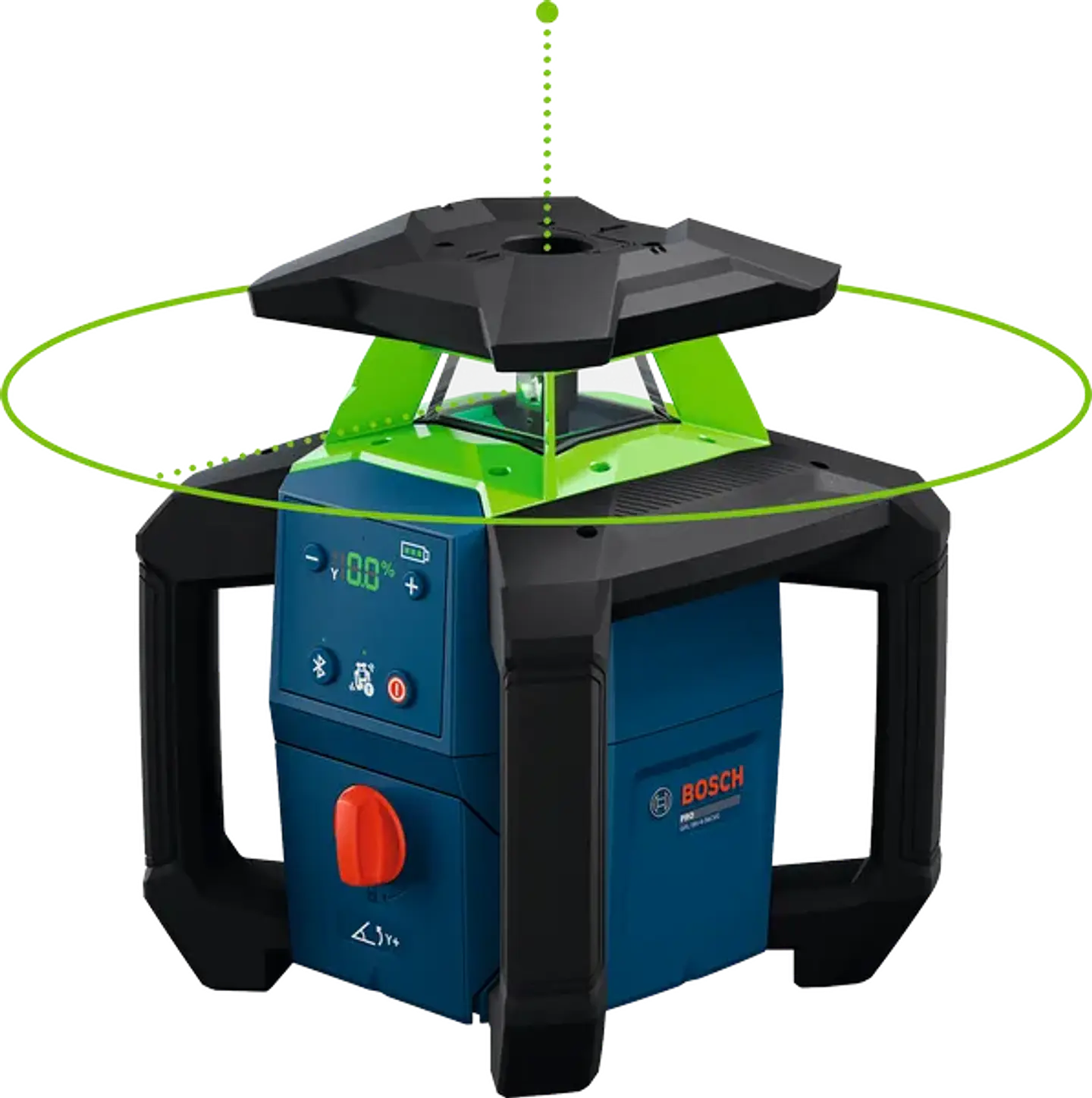 Nível Laser Rotativo PRO GRL 18V-4-34 CVG + 1 bateria ProCore + Suporte WM5 BOSCH 9