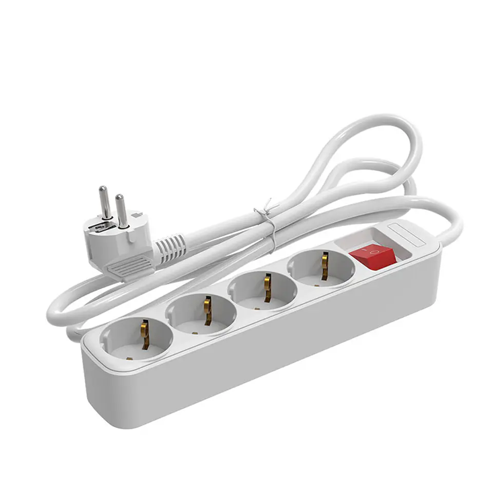 Extenção Cabo Electrico 3x1,5 mm² 3.0 Mts com 4 Tomadas DUOLEC   1