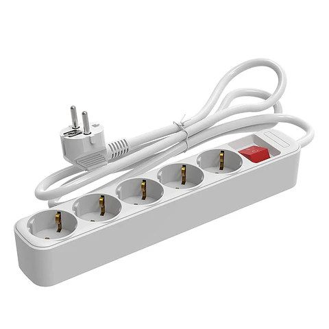 Extenção Cabo Electrico 3x1,5 mm² 3.0 Mts com 6 Tomadas DUOLEC  