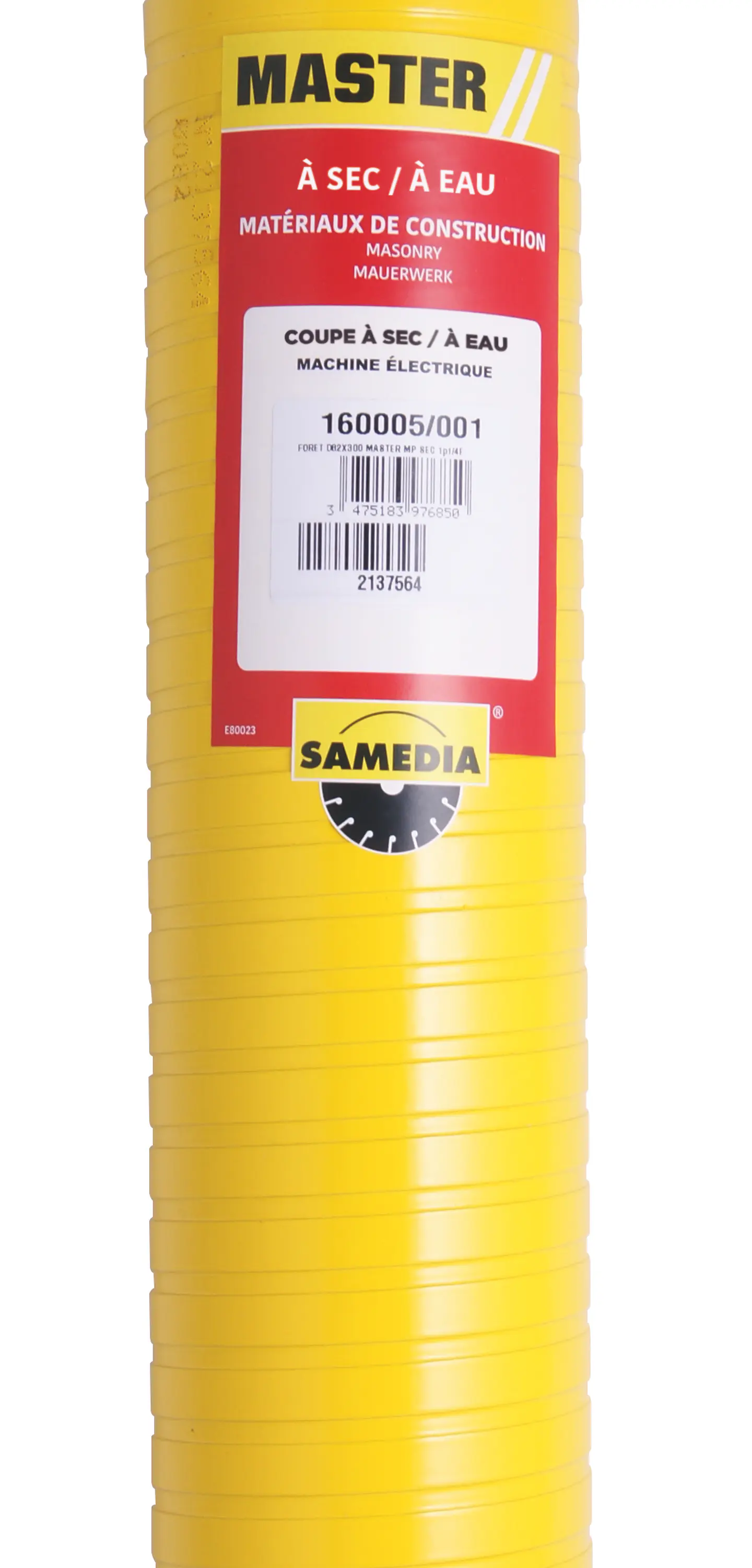 Kit Perfuradora Betão Hibrída seco/Húmido com Micro-Percussão DMP500 + Coluna BSP220 + 10 Brocas SAMEDIA (EXCLUSIVO ONLINE) 4