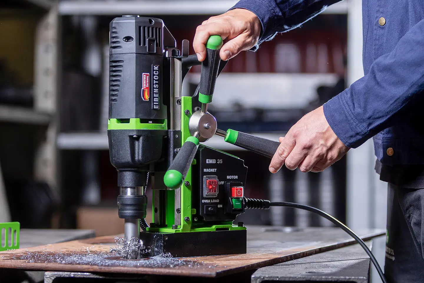 Berbequim/Engenho com Base Magnetica Profi Line EMB 35 EIBENSTOCK 2