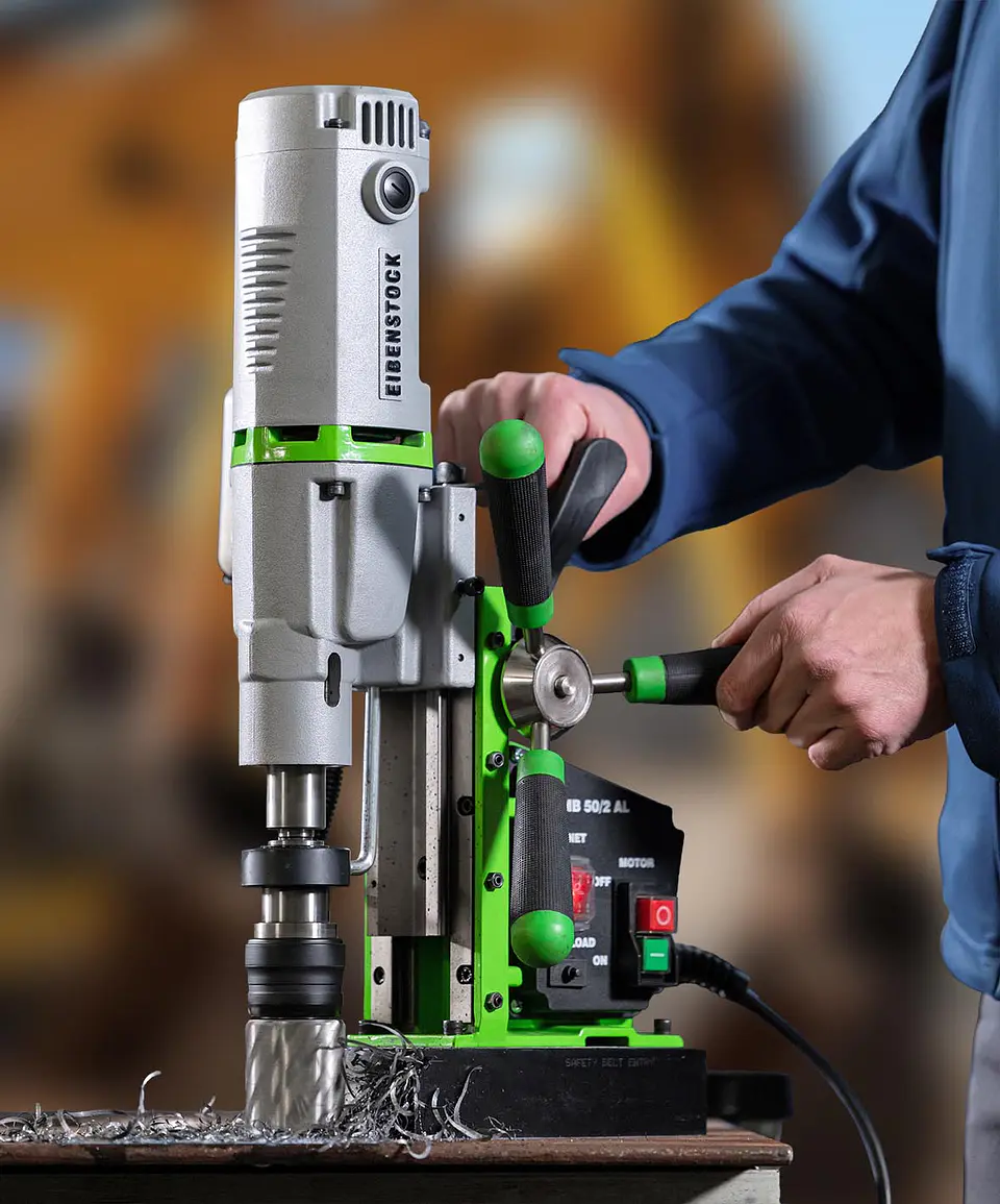 Berbequim/Engenho com Base Magnetica Power Line EMB 50/2 AL EIBENSTOCK 2