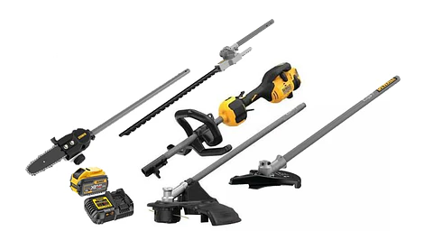Motor Multi-Ferramenta + Aparador + Roçadora + Corta-Sebes+Podadora XR FLEXVOLT 54V com 1 bateria 54V/18V Li-Ion 9Ah DEWALT