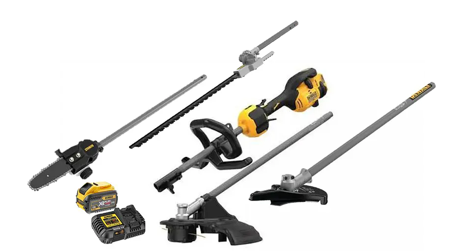 Motor Multi-Ferramenta + Aparador + Roçadora + Corta-Sebes+Podadora XR FLEXVOLT 54V com 1 bateria 54V/18V Li-Ion 9Ah DEWALT 2