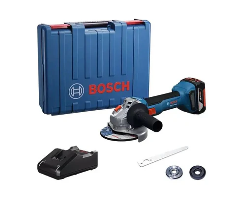 Rebarbadora sem fio GWS 18V-8 (125) + 1x baterias 18V 4.0Ah BOSCH
