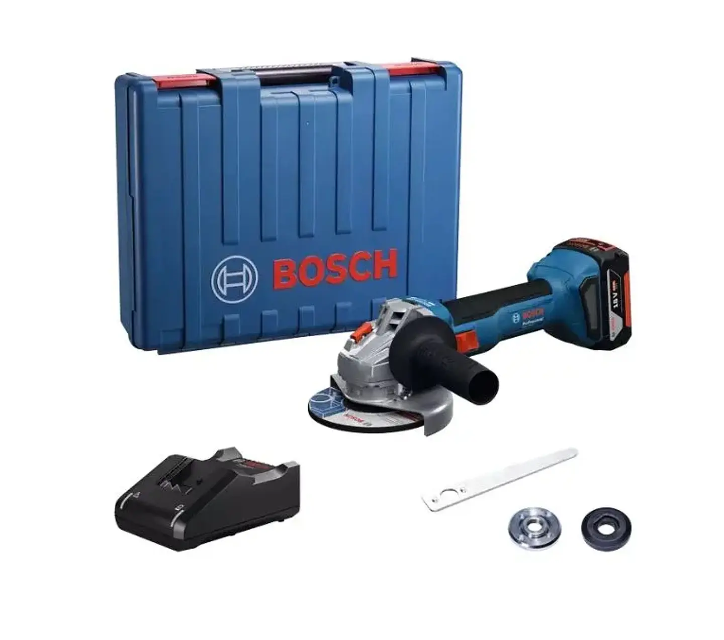 Rebarbadora sem fio GWS 18V-8 (125) + 1x baterias 18V 4.0Ah BOSCH 1