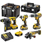 Kit de 4 Maquinas sem escovas XR18V com 4 Baterias 18V 5.0Ah DCK422P3T1-QW DEWALT - vignette 1