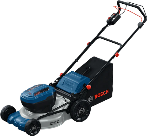 Corta-relvas sem fio autopropulsionado GRA18V2-46SP BOSCH + 2 Baterias EXBA18V-55 + 2 carregadores BOSCH