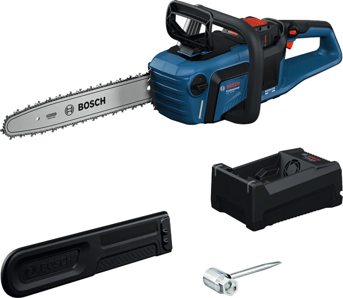 Eletroserra sem fio GKE 18V-40 SET BOSCH + 1 Bateria EXBA18V-55 + 1 Carregador BOSCH 1