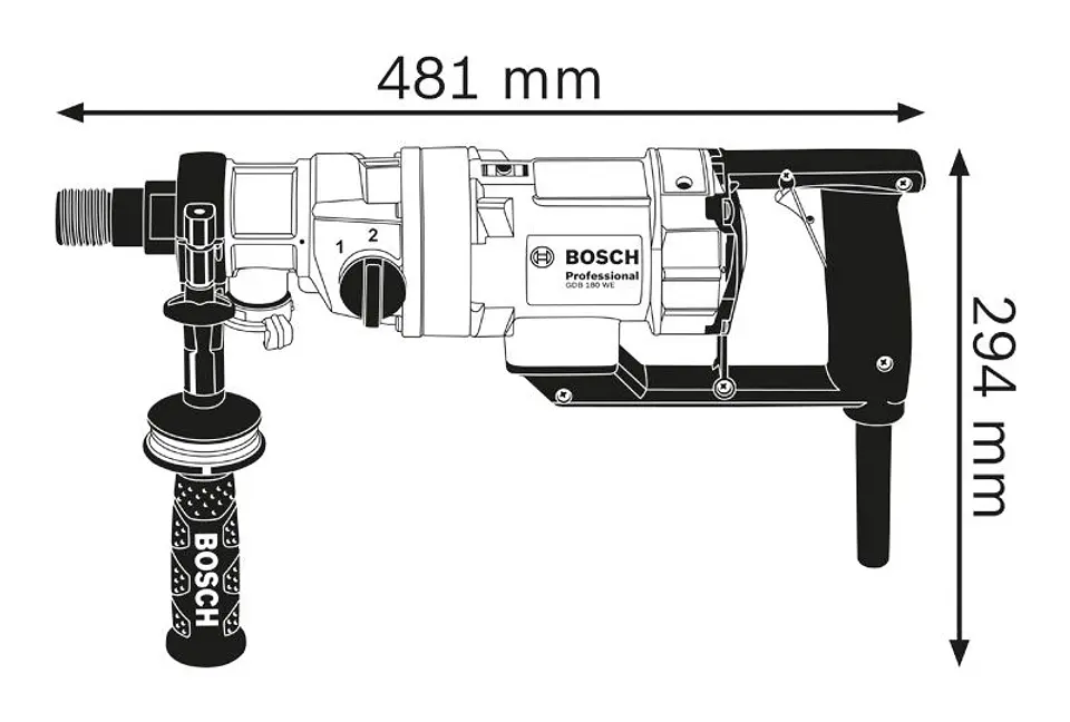Caroteadora de Diamante GDB 180 WE BOSCH Professional BOSCH 6