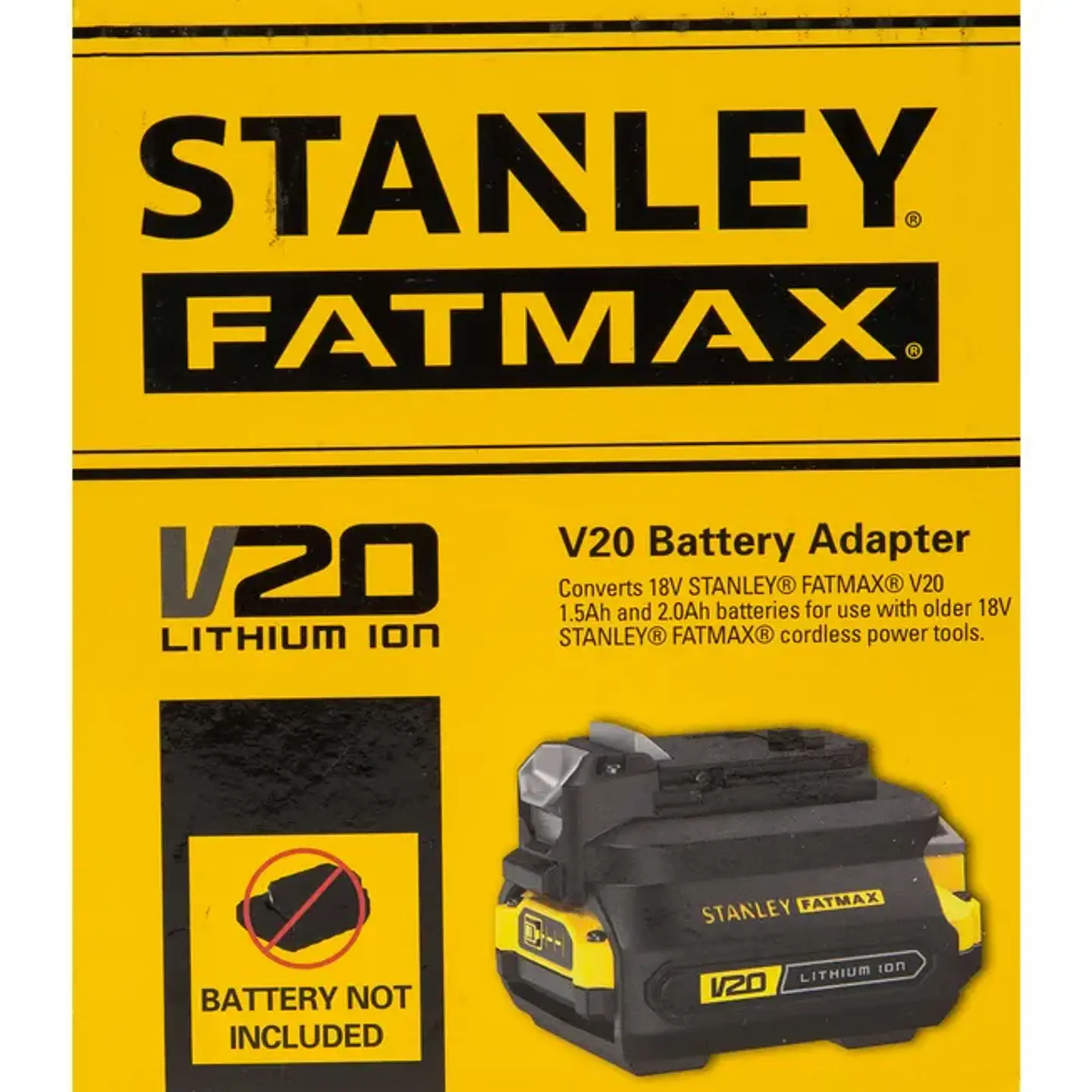 Placa Adaptadora 18V para V20 SFMCB100 STANLEY 2