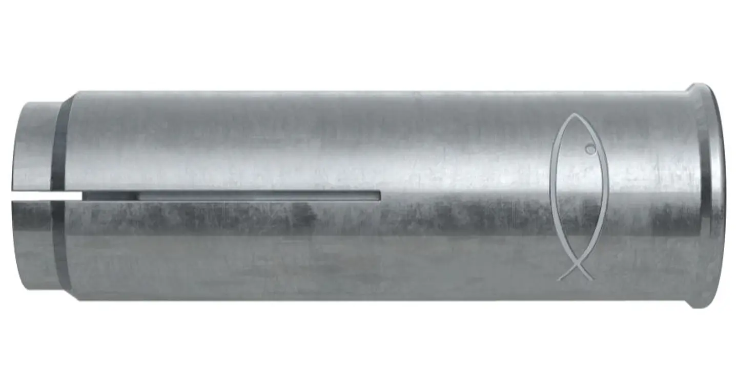 25 Uni Bucha Aço Electro-Zincado de Impacto M12x50 Furo Ø16mm FISCHER 1